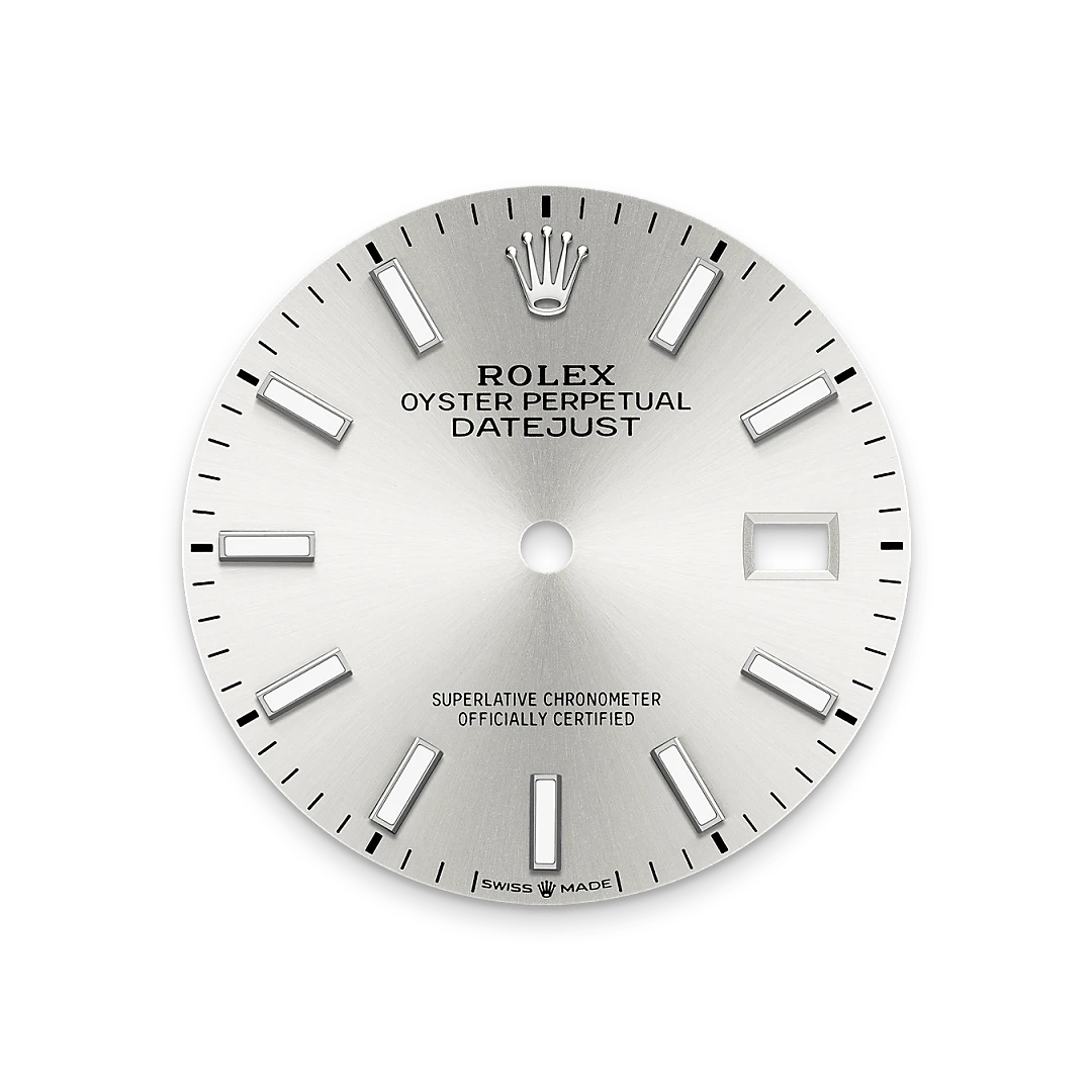 Rolex 銀色錶面