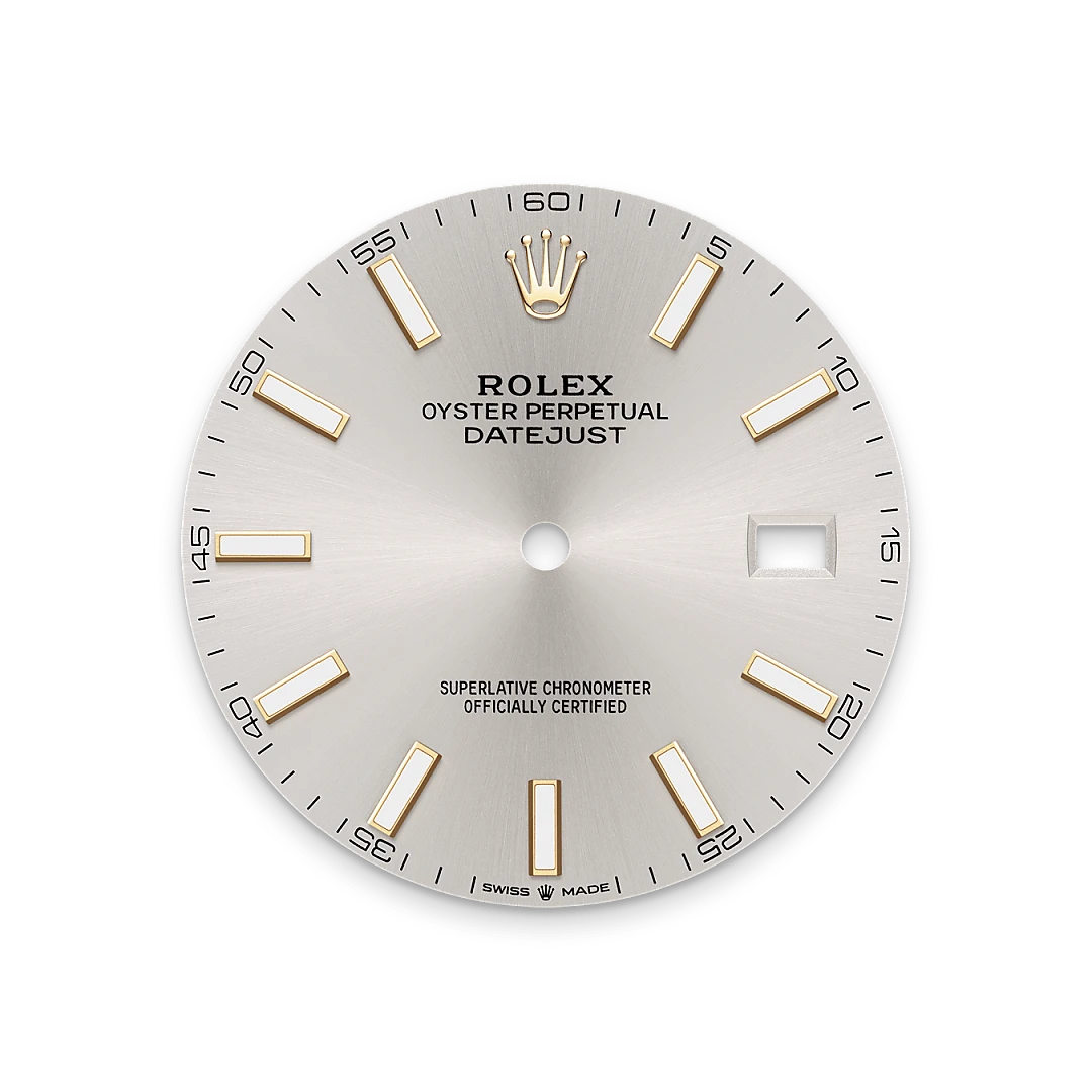 Rolex 銀色錶面