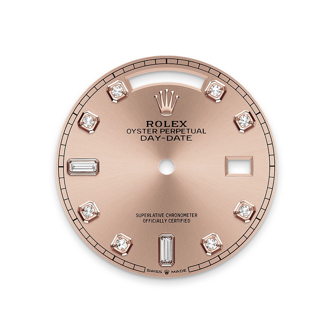 Rolex Rosé-colour dial